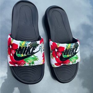 Nike Floral Slide Sandals
